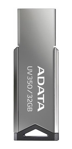 Imagem 3 de 3 de Pen Drive Adata 32gb Uv350 Usb 3.2 Prateado Auv350-32g-rbk