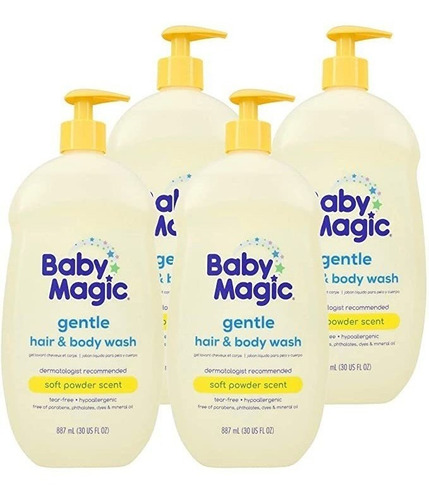 Baby Magic Gel Suave Para El Cuerpo, Aceite De Caléndula D.