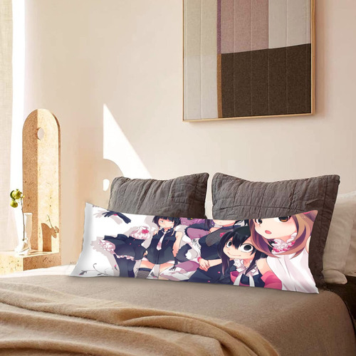 Cojin Almohada Artístico Chicas My Hero Academia 45x110cm