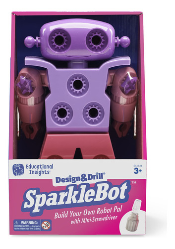 Juego De 23 Piezas Robot Sparklebot Para Niños A Partir De 3