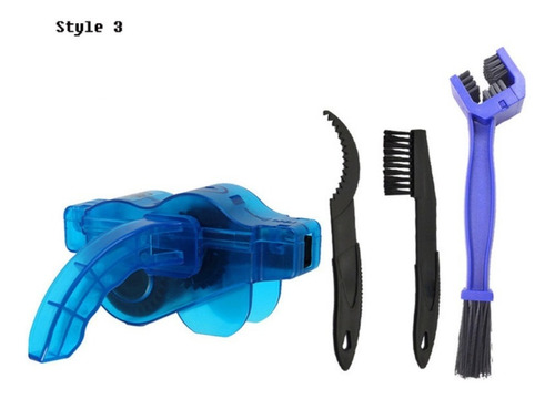 Imagen 2 de 6 de Kit Para Limpieza De Cadena De Bicicletas 5 Piezas
