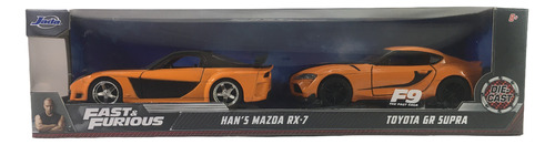 Jada Fast & Furious 1/32 F9 Han´s Mazda Rx-7 & Toyota Gr Sup