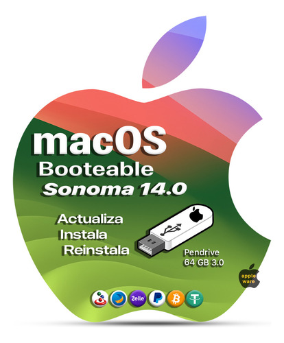 Pendrive Bootable Apple Macos Sonoma 14.2