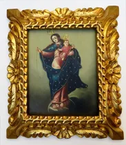 Comprar Virgen María Y El Niño (pintura Cusqueña) Óleo - Jsedamanos