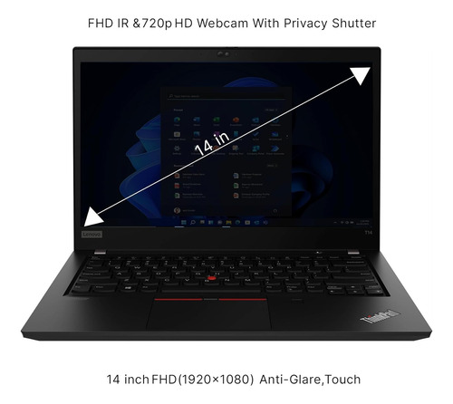 Lenovo Thinkpad T14s Gen2 Touch Core I7 1185g7 32g512g Win11 (Reacondicionado)