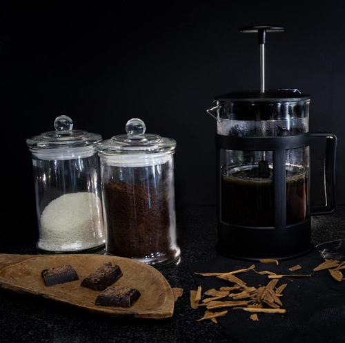 Ilios Innova Cafetera Prensa Francesa De Vidrio De 800 Ml Negro