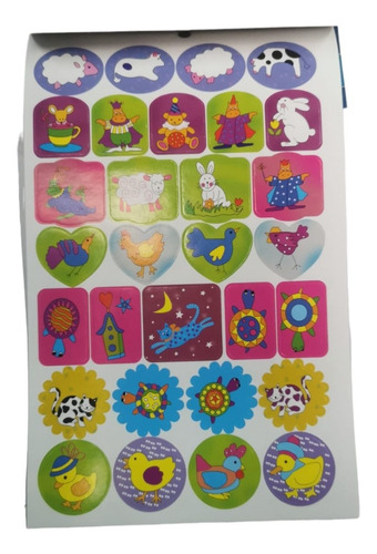 Libro 700 Stickers Animalitos 6 Paginas.. Art And Craft