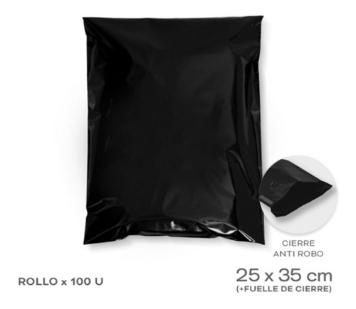 100 Bolsas Sobres Ecommerce C/adh 20x30cm Seguridad