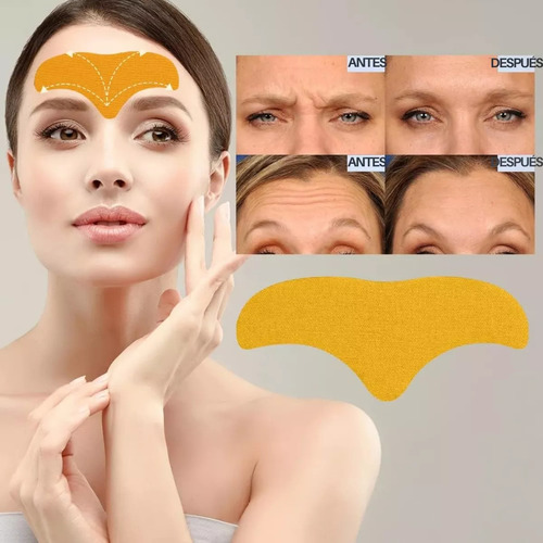 20 Parches Anti Arrugas Mascarilla Facial Colágeno Frente Tipo De Piel Normal