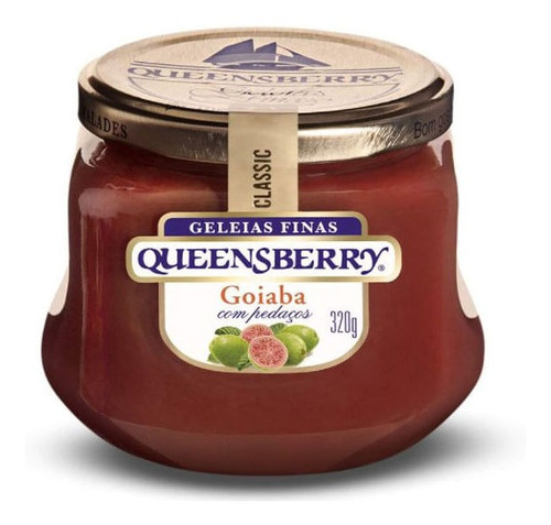 Geleia De Goiaba Quensberry Classic Vidro Sem Glúten 320g