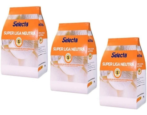 Kit C/ 3 Super Liga Neutra Selecta 1kg Cada