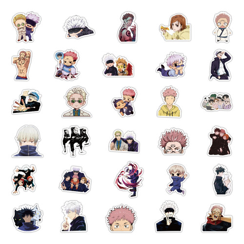Jujutsu Kaisen-pegatinas De Grafiti De Anime Para Niños Cal