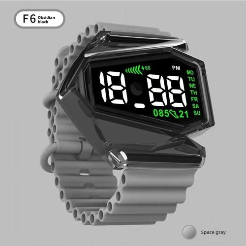 Caja De Embalaje Transparente - Nuevo Reloj De Avión Led F6
