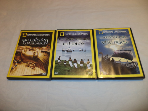 Historia Antigua. National Geographic. 3 Dvds (Usado)