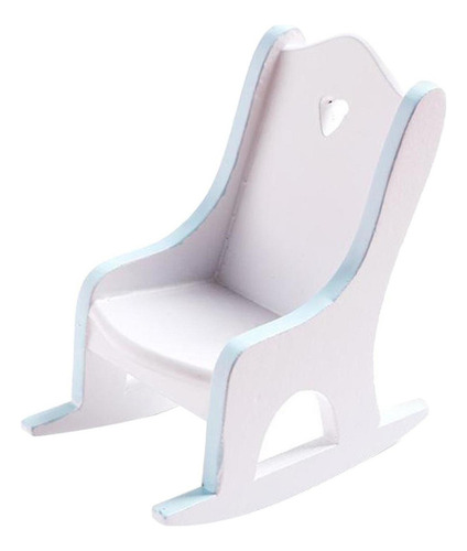 Silla Mecedora De Muebles De Balancín For Niños Blancos