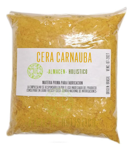 Cera Carnauba Tipo 3 Pura Importada Brasil Cosmetica 500grs