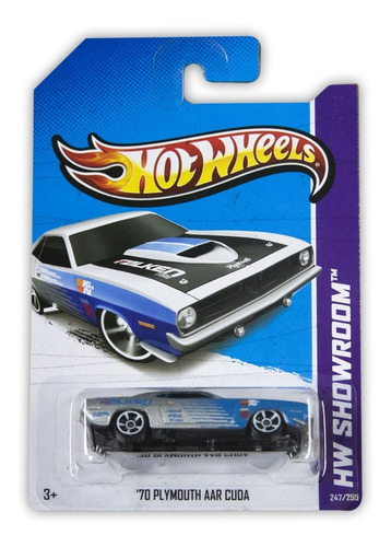 Hot Wheels Mattel Showroom '70 Plymouth Aar Cuda 2013 X1970