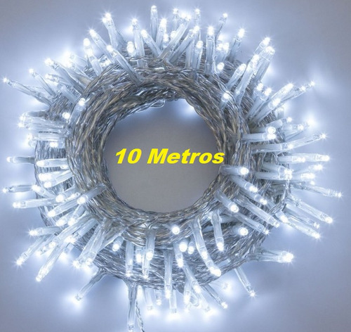 Imagen 2 de 4 de Luces Led Navidad 10 Metros 100 Focos Largo Oferta Cmarvin