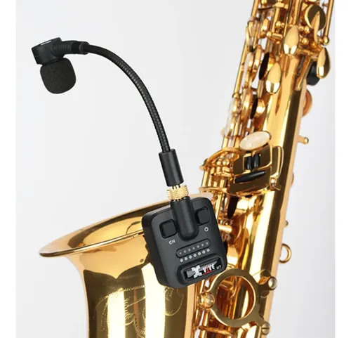管楽器・吹奏楽器 xvive xv-u7 Xvive U7 Saxofone/ Trompete Wireless Microfone System 2.4ghz