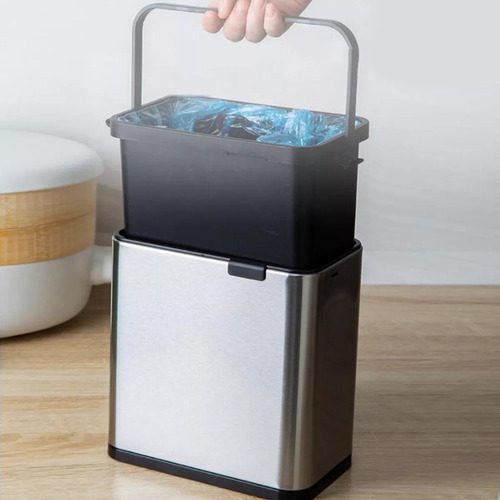 Puerta Colgante De Cubo De Basura De Cocina De 4 Litros Con