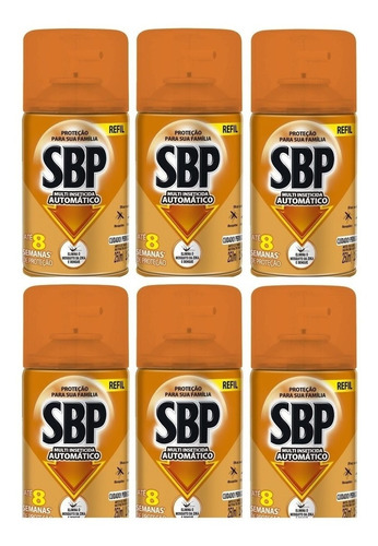 Kit 48 Refil Sbp Automático Repelente 250ml - Tradicional