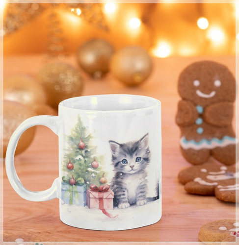 9 Artes Caneca Gatinhos Natal Natalino Em Jpg #1054