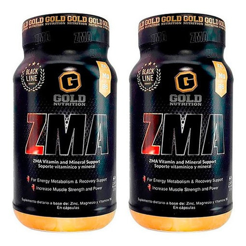 Zma Gold Nutrition 30 Servicios 2un X 60 Capsulas