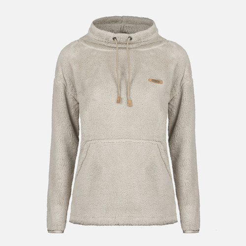 Poleron Mujer Warmy Sweatshirt Gris Cálido Lippi