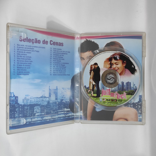 Dvd Sorte No Amor - Lindsay Lohan, Chris Pine Filmes Em Dvd
