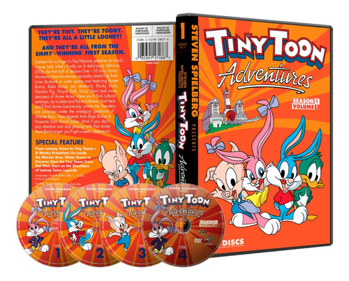 Tiny Toons Serie Completa En Dvd Latino/ingles 