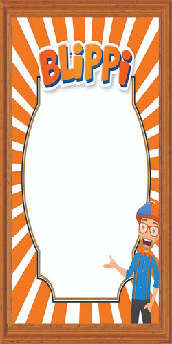 Banner Gigantografía Lona Cumpleaños Eventos Blippi 