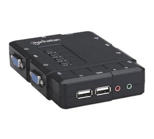 Switch Kvm Intellinet 151269 4 Puertos Con Cables Compacto