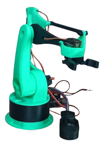 Kit De Brazo Mecánico Robot Compatible Con Arduino