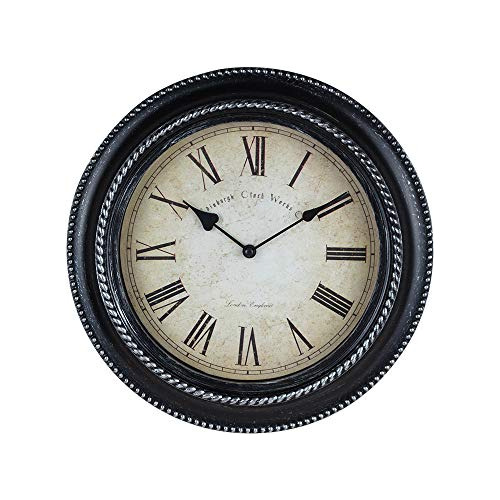 Reloj De Pared Silencioso Vintage De Cuarzo De Calidad Que N