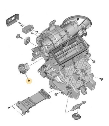 Comando Motor Climatización Peugeot 207 1.6 Thp