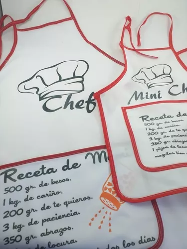 Regalo Día De La Madre Delantal Master Chef Personalizado - Regalovers
