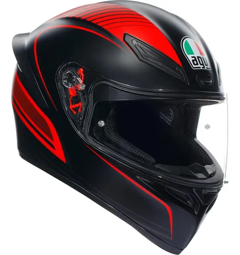 Casco agv rojo sale