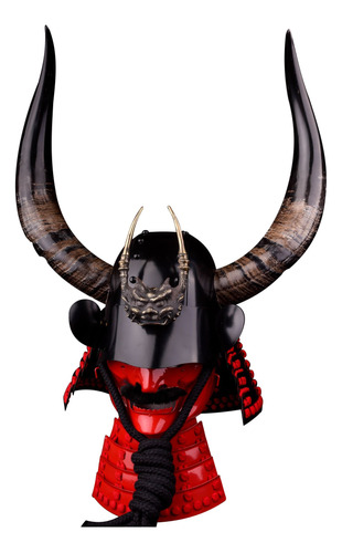 Casco Mascara Samurai Kabuto Yoroi Bogu Menpo Oni Real