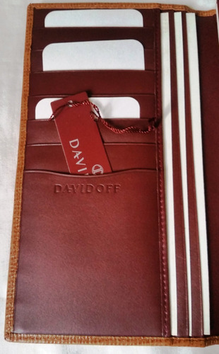 Imagen 5 de 8 de Billetera Portatarjetas Marca Davidoff - Cuero -