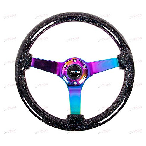 Nrg Reinforced Steering Wheel Rst-036bsb-mc + Uspl Sticker