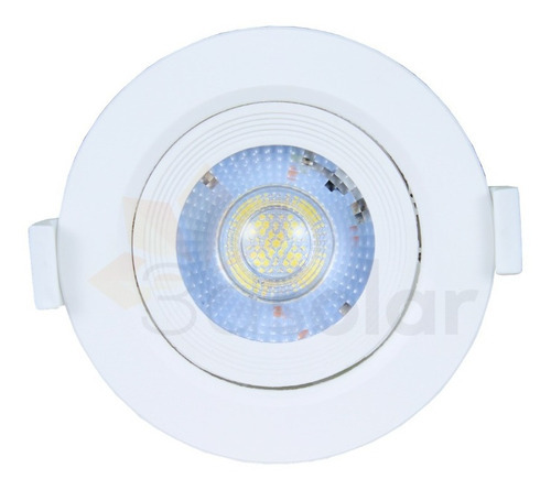 Spot Led 5w Redondo Embutir Cor 4000K - Branco Neutro 110V 220V (Bivolt)