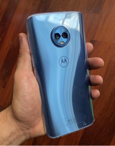 Tapa Trasera Moto G6 Plus Azul Nimbus 100%original+ Envio | Mercado Libre