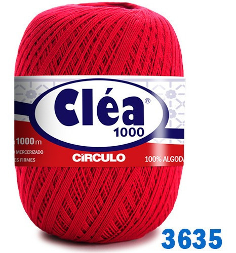 Linha Cléa 1000m Círculo Crochê Cor 3635 - Paixão
