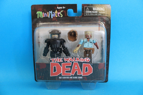 Riot Gear Rick & Guard Zombie Minimates The Walking Dead