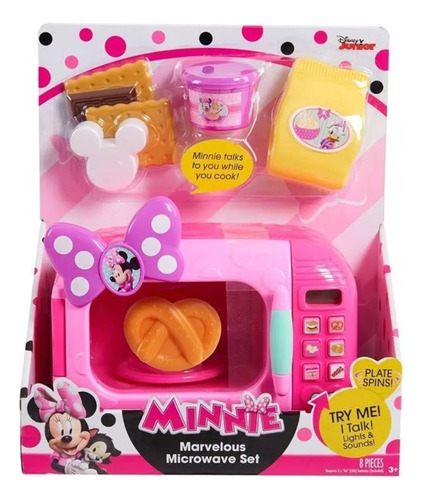 Microhondas Minnie Marvelous Microwave Set Disney Junior 586