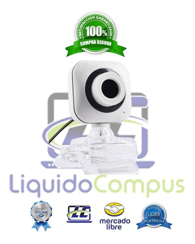 Camara Web Webcam Usb Pc Windows 640 X 480 Microfono Incorp