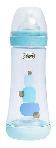 Mamadeira Perfect 5 300ml 4m+ Fluxo Rápido Azul Da Chicco