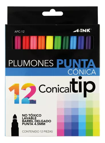 Plumones Punta Doble Pincel Profesional 32 Colores De Rotuladores Para  Lettering