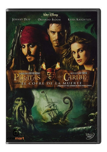 Piratas Del Caribe 2 El Cofre De La Muerte Johnny Depp Dvd