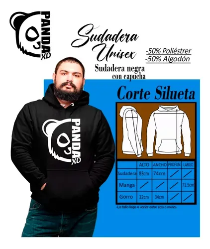 Sudadera negra con capucha júnior